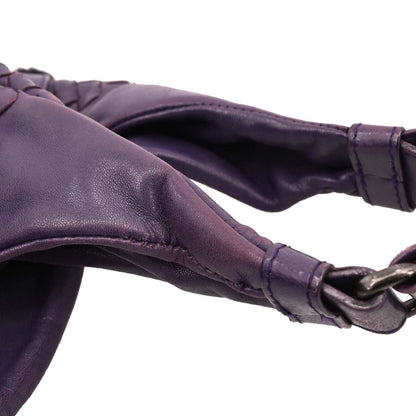 Bottega Veneta Purple Lambskin Intrecciato Tote Bag