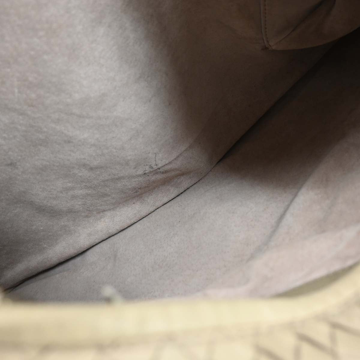 Bottega Veneta Beige Lambskin Intrecciato Hobo Handbag