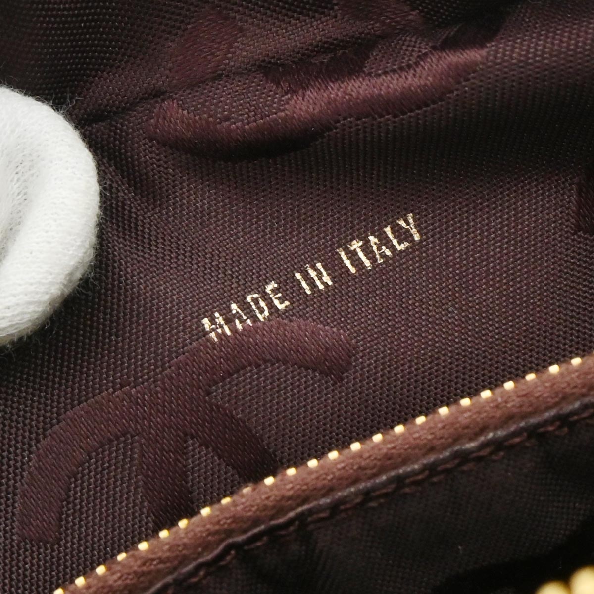 Chanel 2000-2002 Bordeaux Lambskin Chevron Handbag