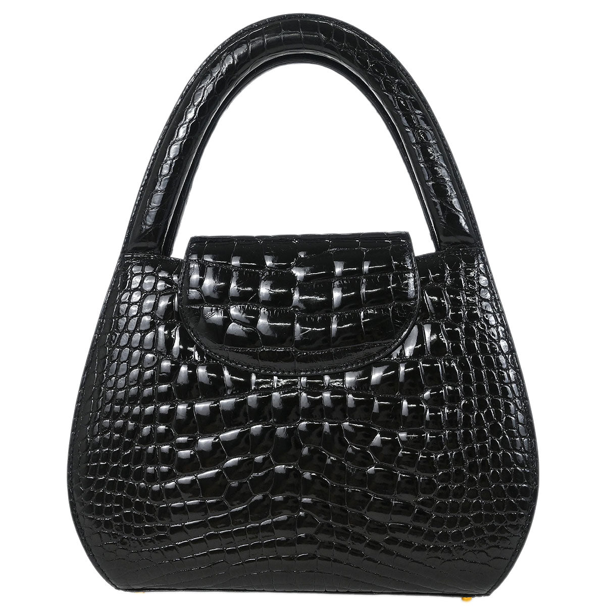 Cartier * Black Crocodile Panthere Handbag