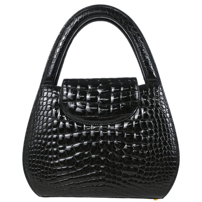 Cartier * Black Crocodile Panthere Handbag
