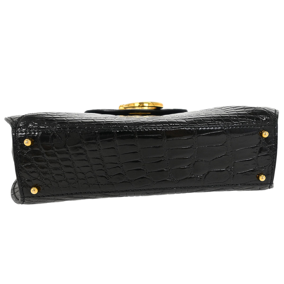 Cartier * Black Crocodile Panthere Handbag