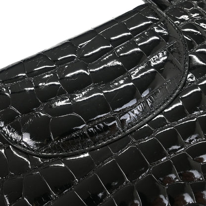Cartier * Black Crocodile Panthere Handbag
