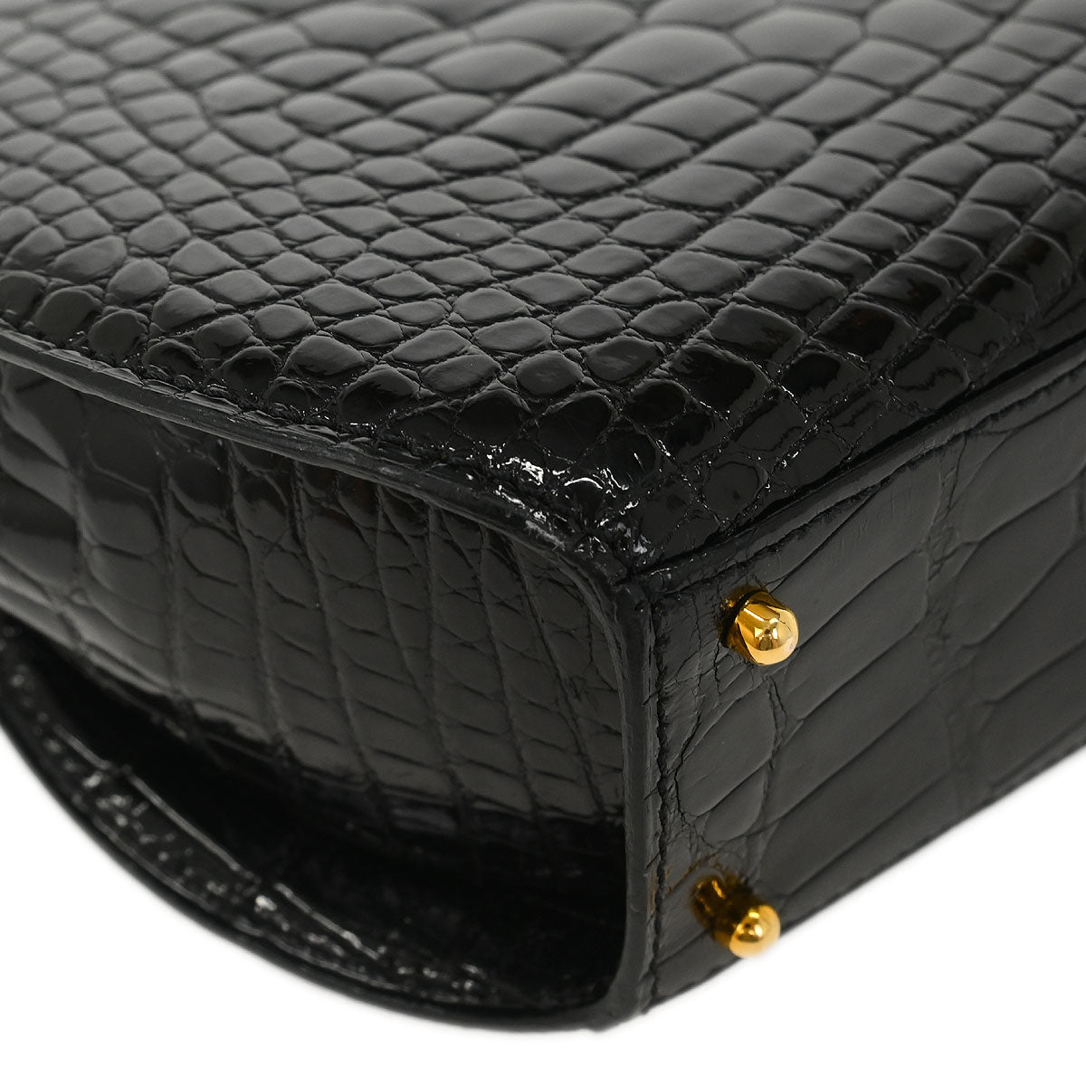 Cartier * Black Crocodile Panthere Handbag