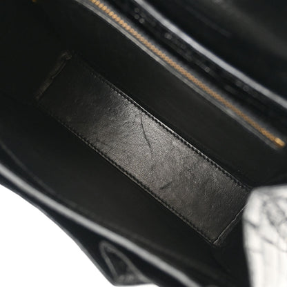 Cartier * Black Crocodile Panthere Handbag