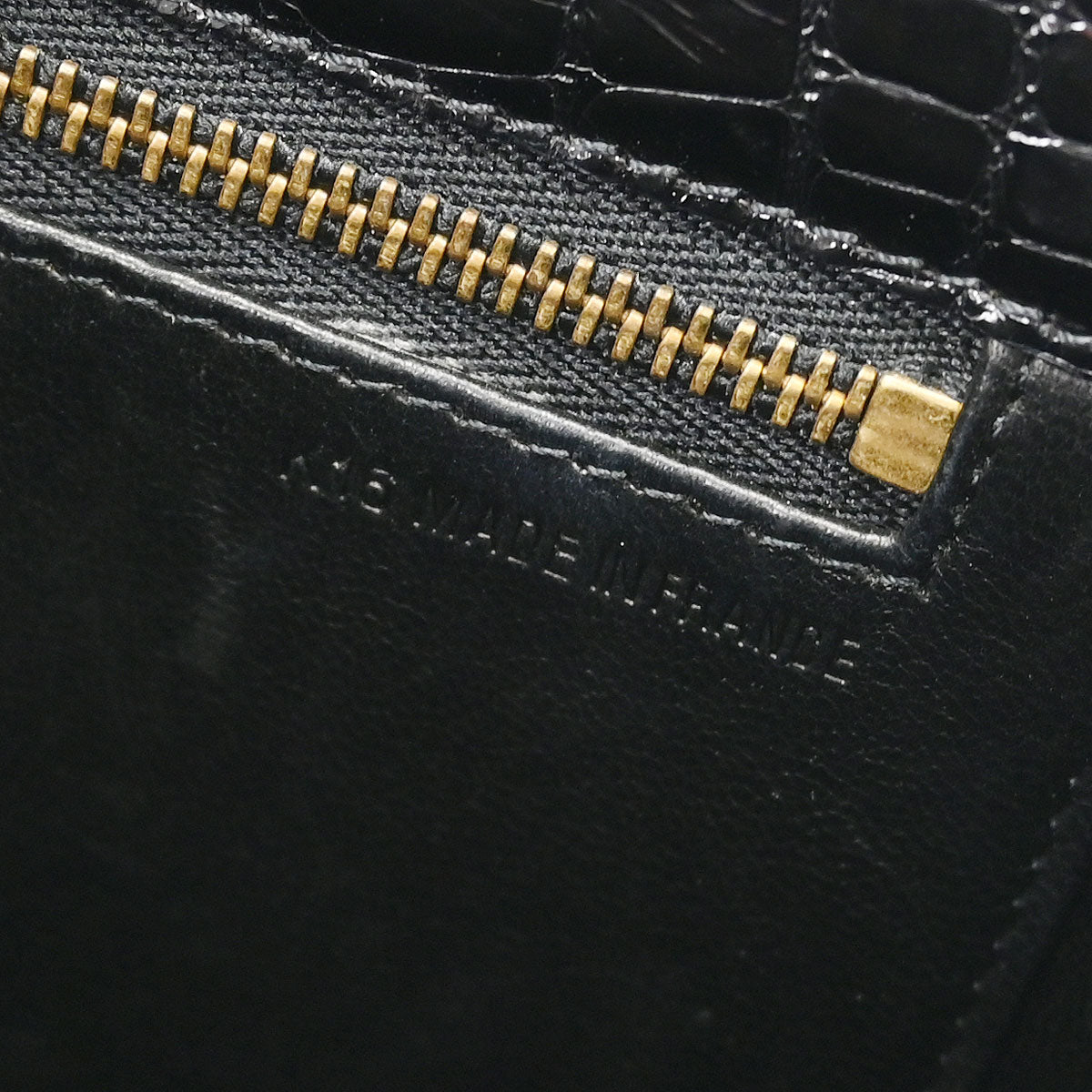 Cartier * Black Crocodile Panthere Handbag