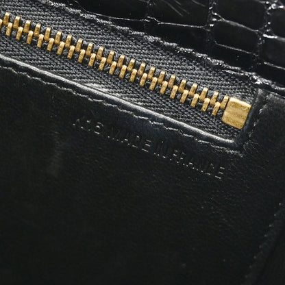 Cartier * Black Crocodile Panthere Handbag