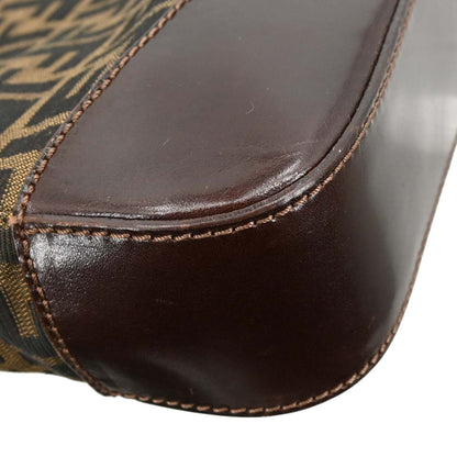 Fendi Brown Canvas Zucca Tote Bag