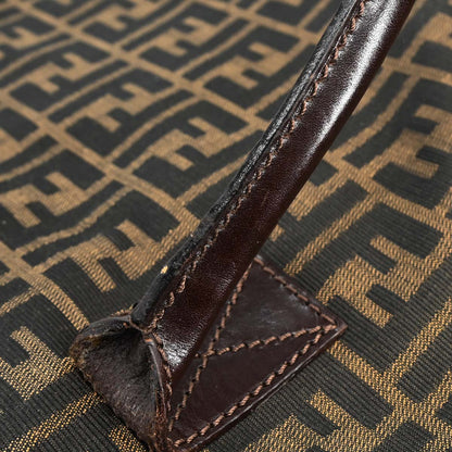 Fendi Brown Canvas Zucca Tote Bag