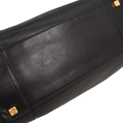 Loewe Black Leather Amazona 40 Handbag