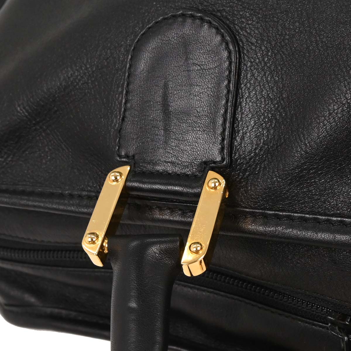 Loewe Black Leather Amazona 40 Handbag