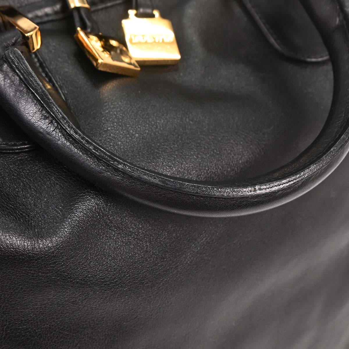 Loewe Black Leather Amazona 40 Handbag