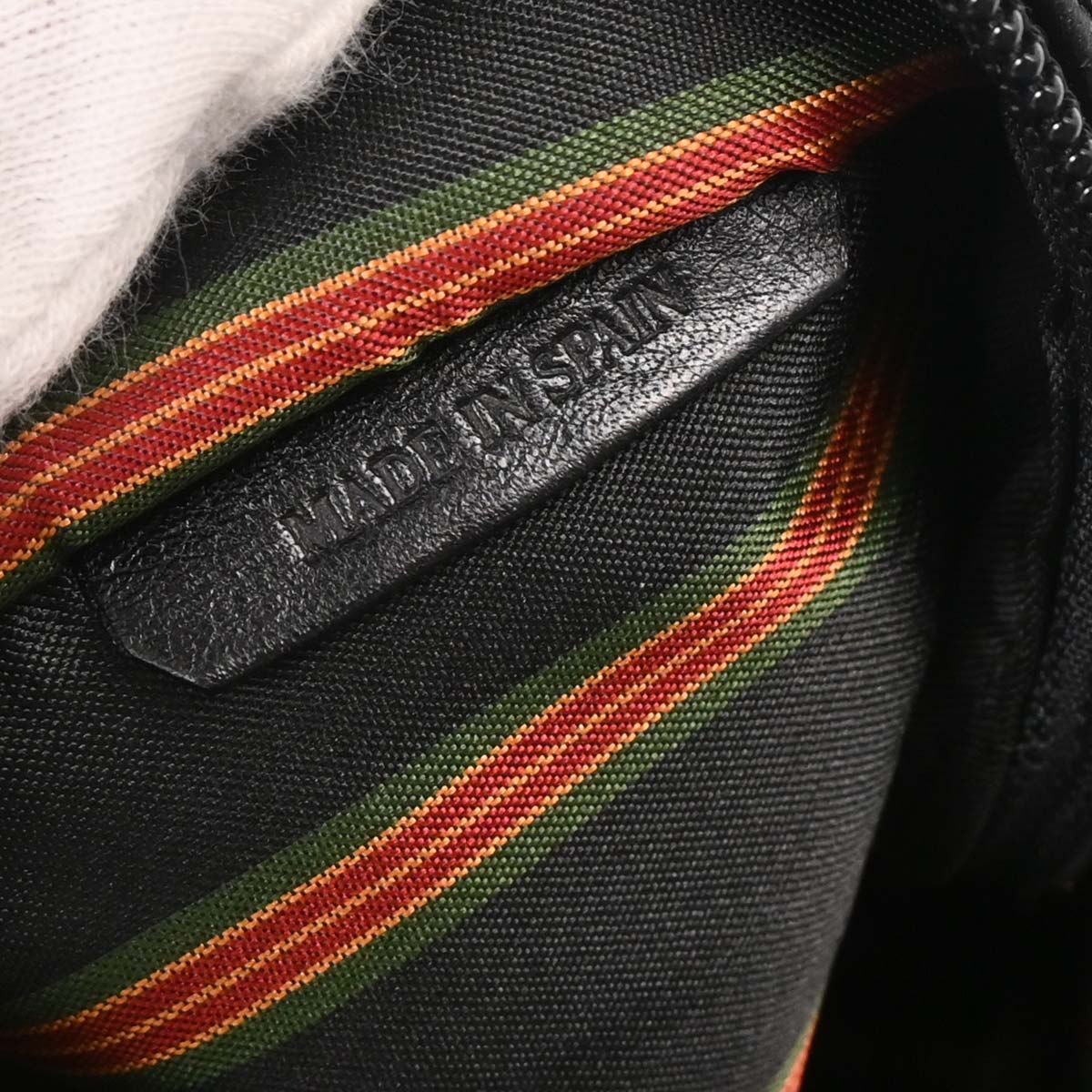 Loewe Black Leather Amazona 40 Handbag