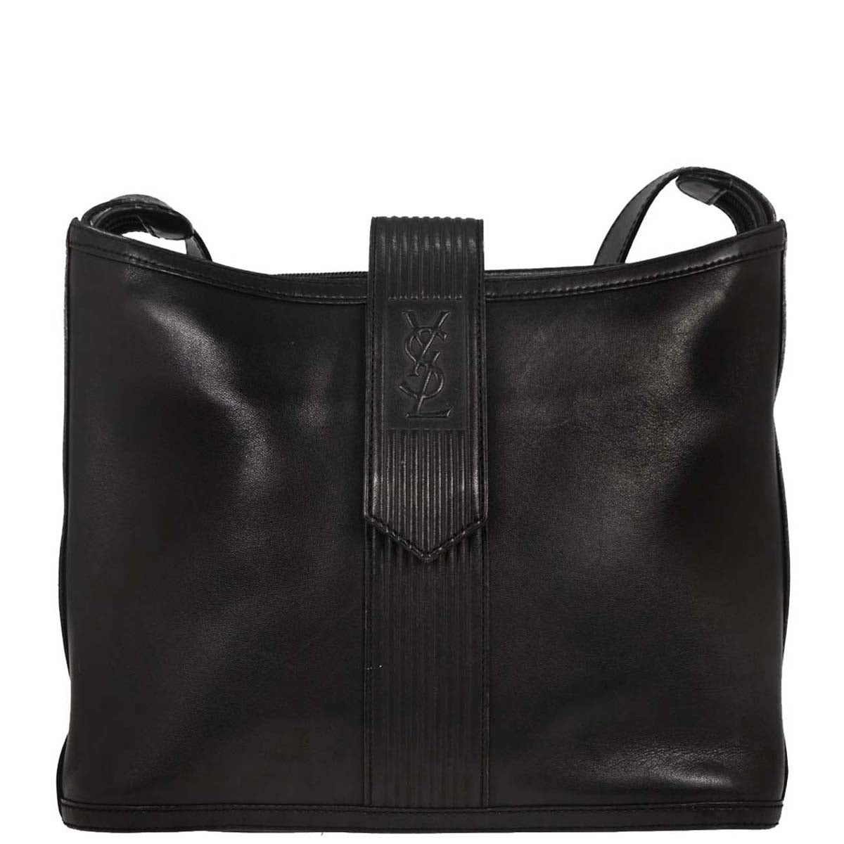 Yves Saint Laurent Black Leather Shoulder Bag