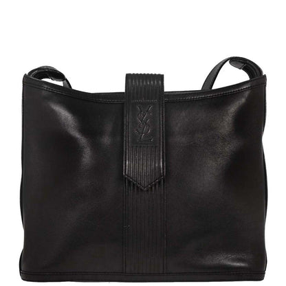 Yves Saint Laurent Black Leather Shoulder Bag