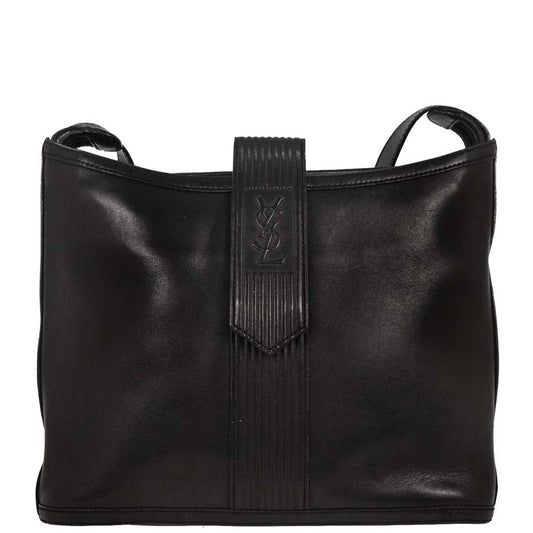 Yves Saint Laurent Black Leather Shoulder Bag