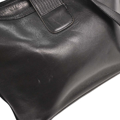 Yves Saint Laurent Black Leather Shoulder Bag