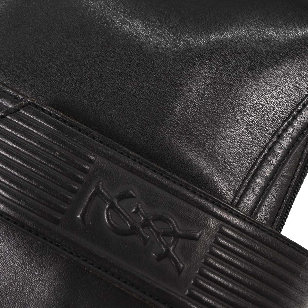 Yves Saint Laurent Black Leather Shoulder Bag