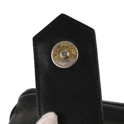 Yves Saint Laurent Black Leather Shoulder Bag