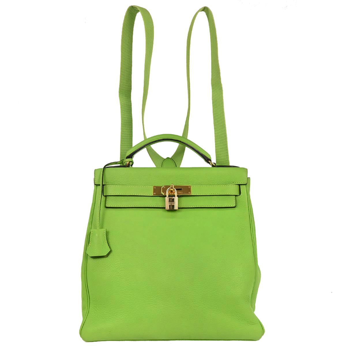 Hermes Green Apple Togo Kelly A Dos GM Backpack