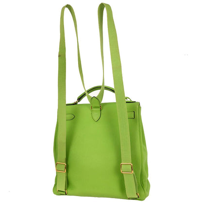 Hermes Green Apple Togo Kelly A Dos GM Backpack