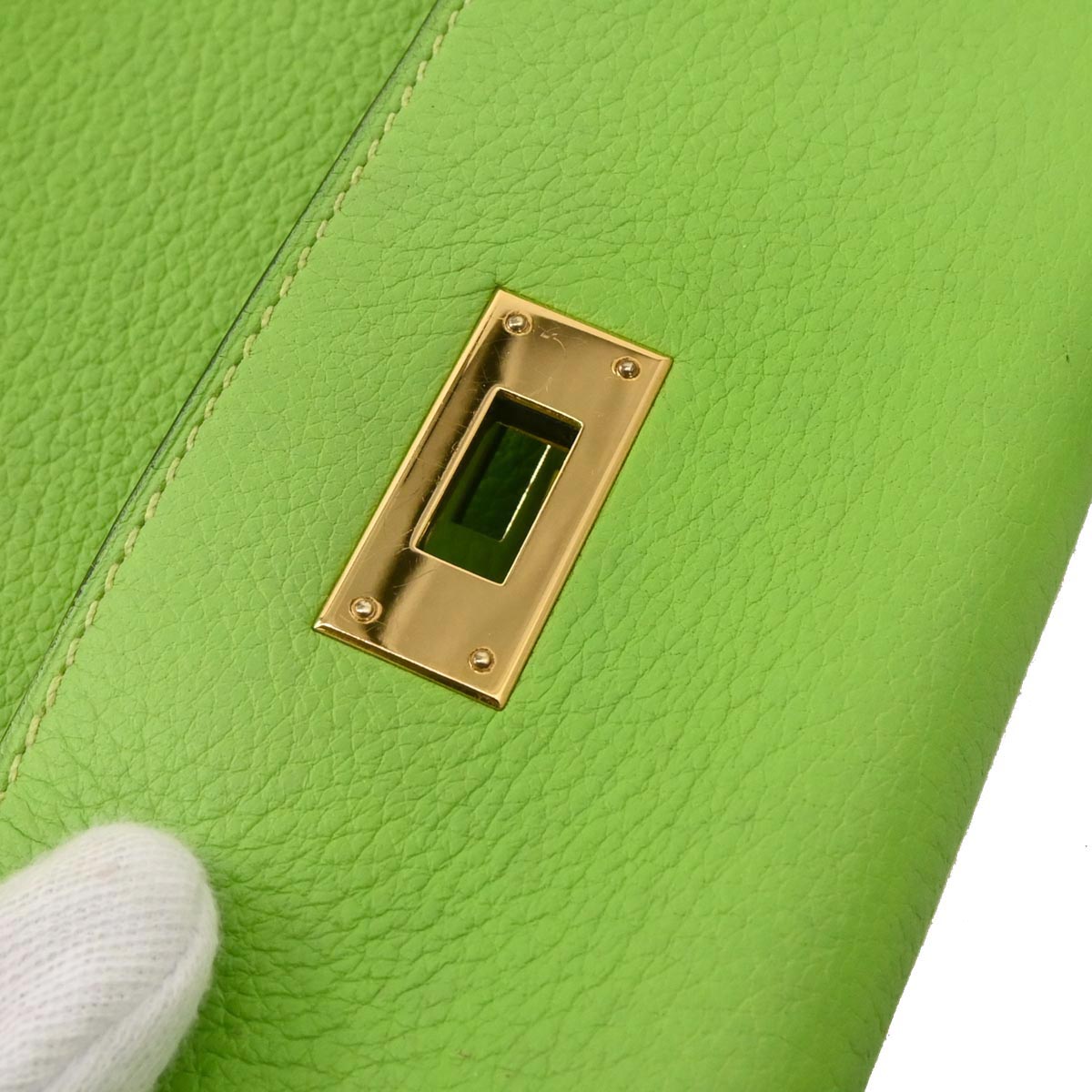 Hermes Green Apple Togo Kelly A Dos GM Backpack