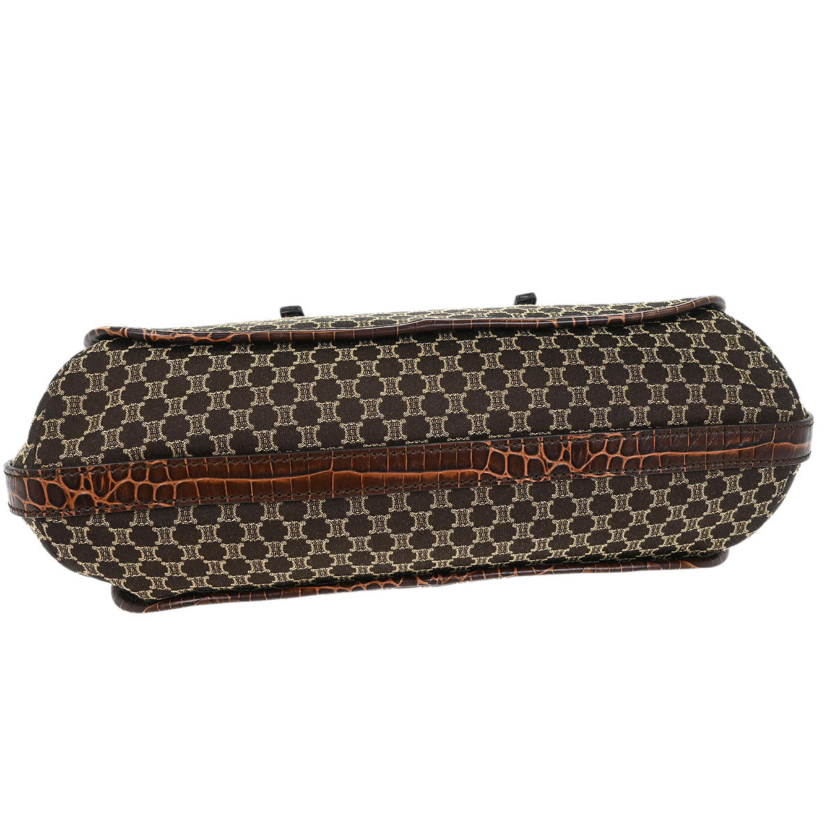 Celine * Brown Macadam Tote Bag