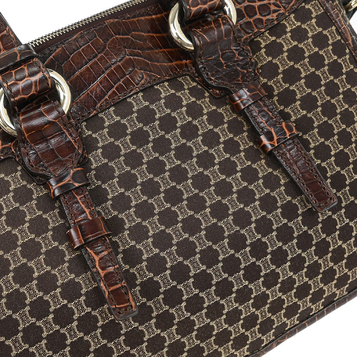 Celine * Brown Macadam Tote Bag