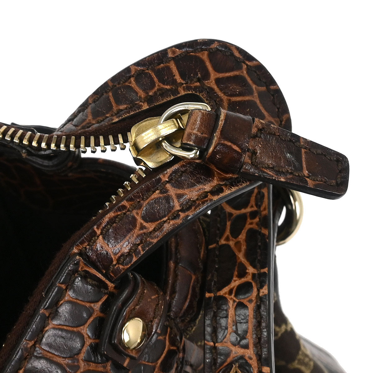 Celine * Brown Macadam Tote Bag