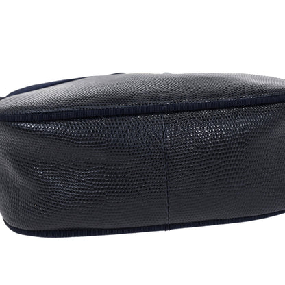 Salvatore Ferragamo Navy Vara Shoulder Bag