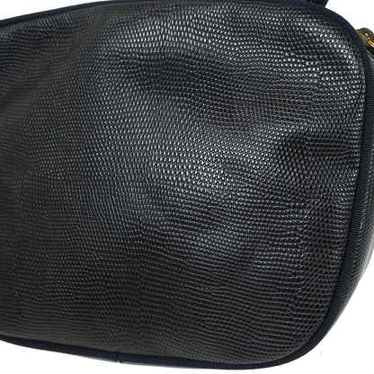 Salvatore Ferragamo Navy Vara Shoulder Bag