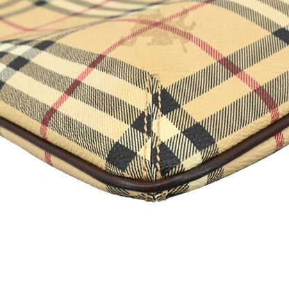 Burberry Beige Brown House Check Shoulder Bag