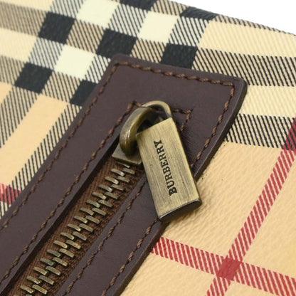 Burberry Beige Brown House Check Shoulder Bag