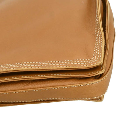 Loewe Brown Lambskin Drawstring Shoulder Bag