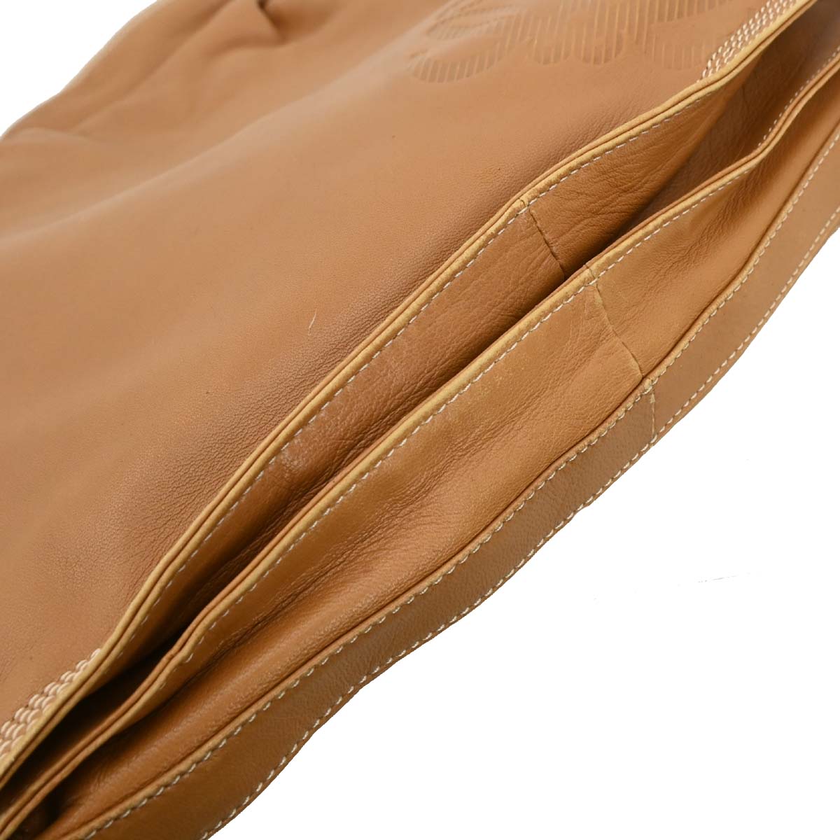 Loewe Brown Lambskin Drawstring Shoulder Bag