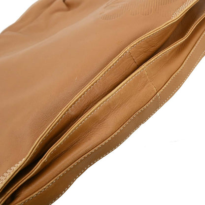 Loewe Brown Lambskin Drawstring Shoulder Bag