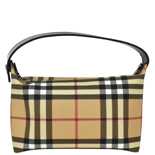 Burberry Beige Black Burberry Check Handbag