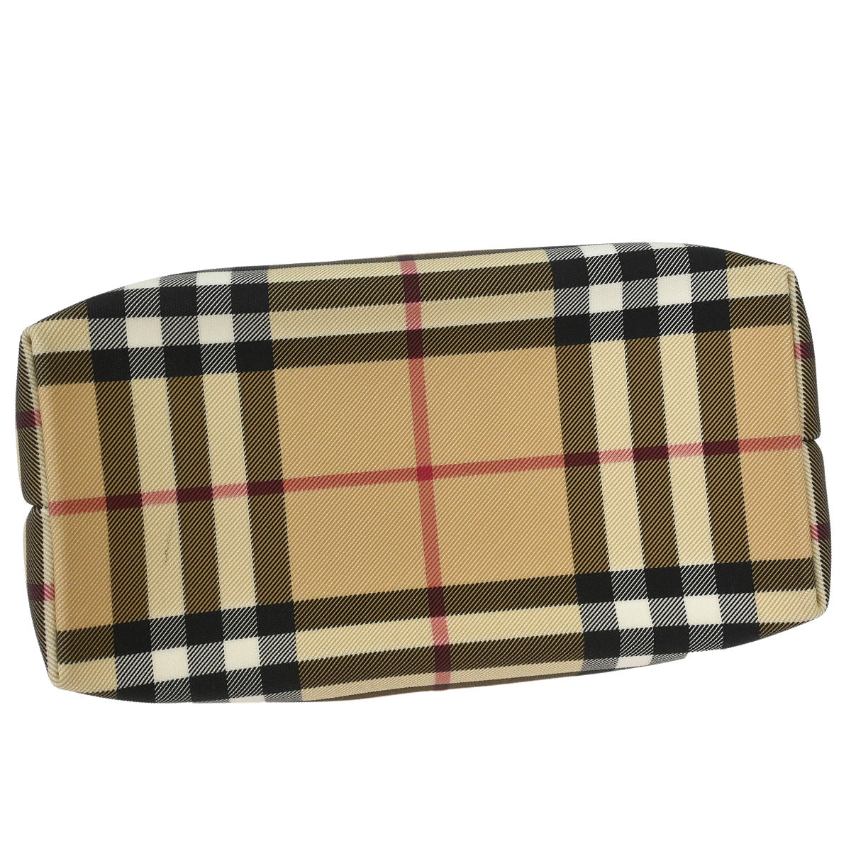 Burberry Beige Black Burberry Check Handbag