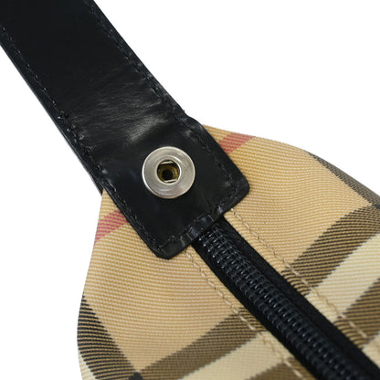 Burberry Beige Black Burberry Check Handbag