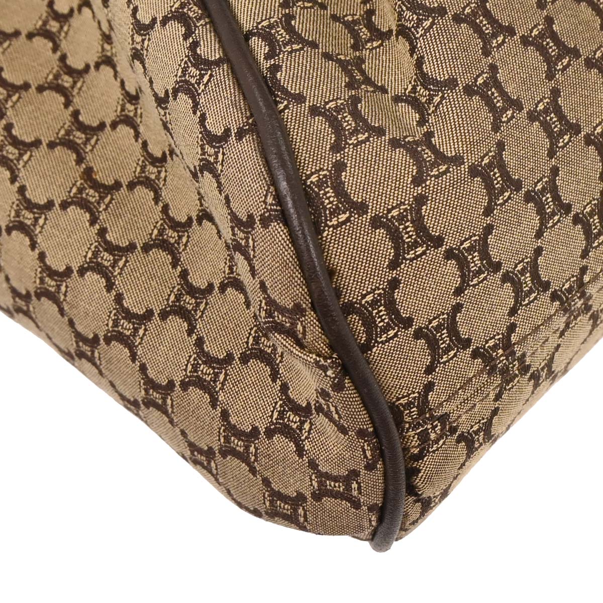 Celine * Brown Canvas Macadam Handbag