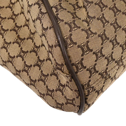 Celine * Brown Canvas Macadam Handbag