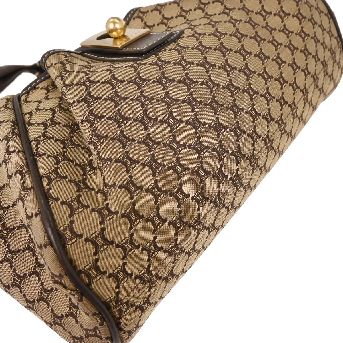 Celine * Brown Canvas Macadam Handbag