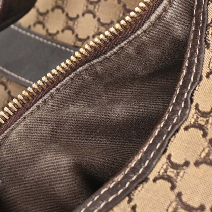 Celine * Brown Canvas Macadam Handbag