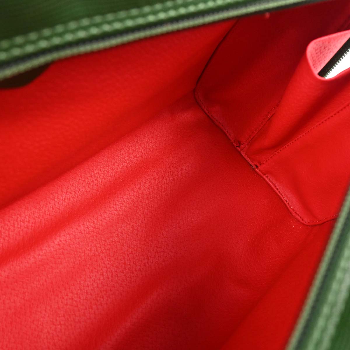 Celine Green Leather 2way Shoulder Handbag