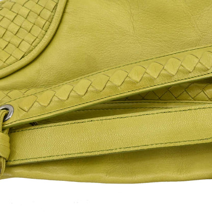 Bottega Veneta Green Intrecciato Handbag
