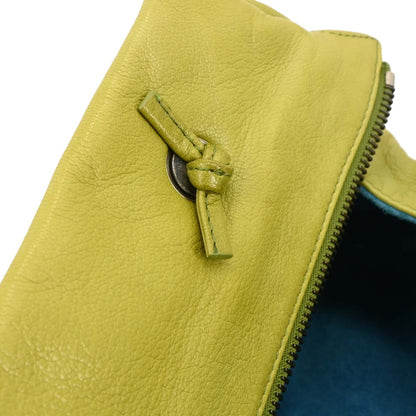 Bottega Veneta Green Intrecciato Handbag