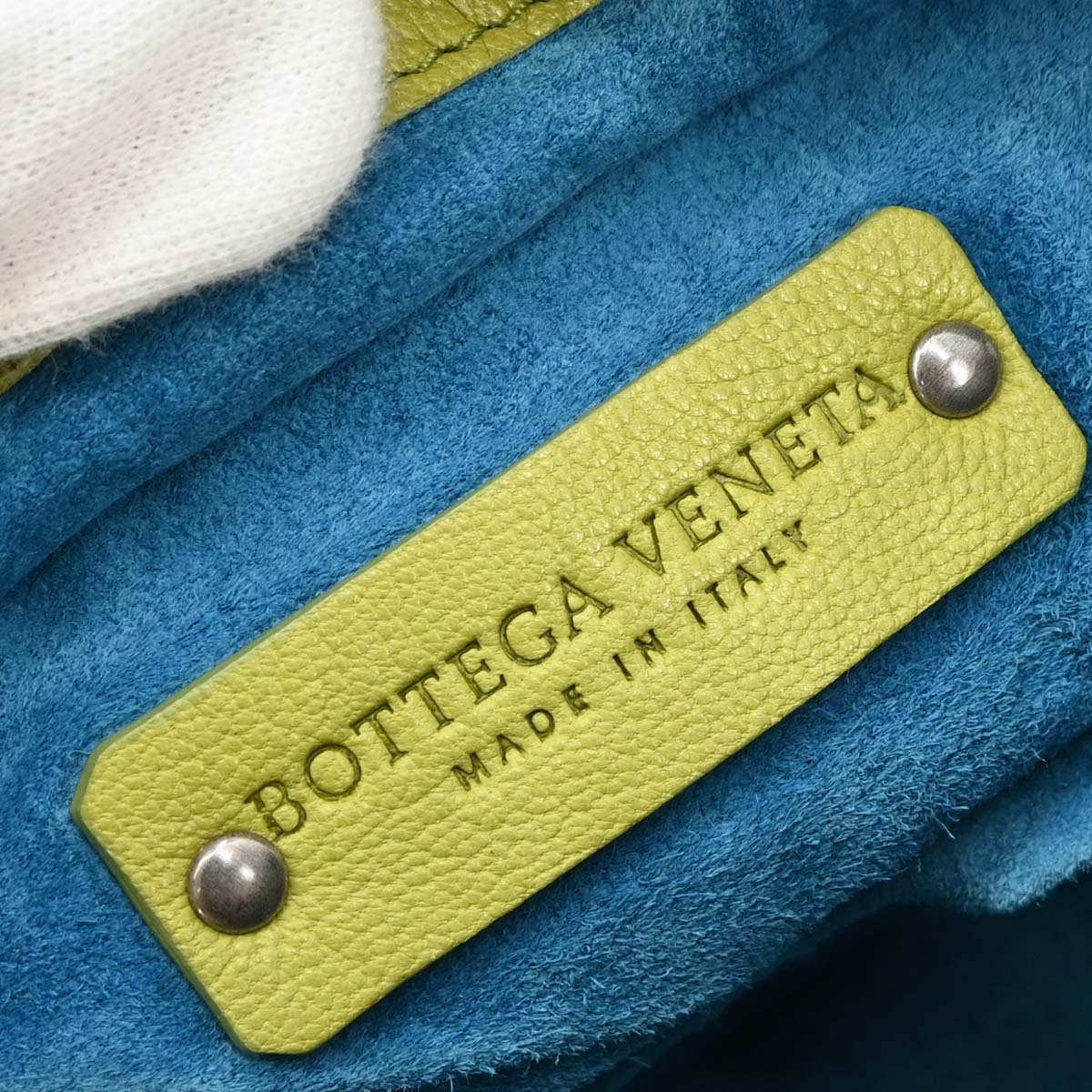 Bottega Veneta Green Intrecciato Handbag