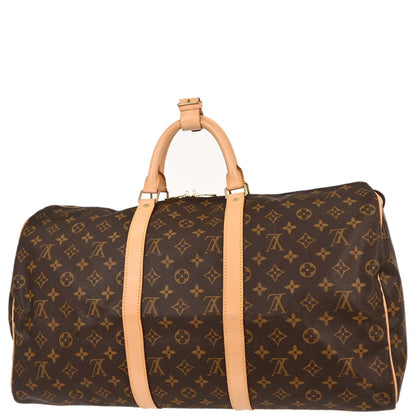 Louis Vuitton Monogram Keepall 50 Duffle Travel Handbag M41426
