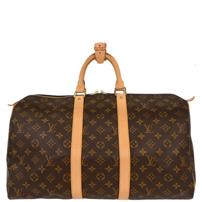 Louis Vuitton Monogram Keepall 45 Duffle Handbag M41428