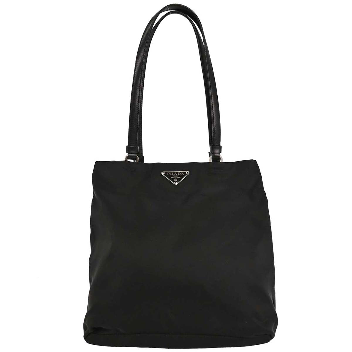 Prada Black Nylon Tote Handbag